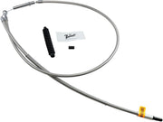 Barnett Stainless Steel Clutch Cable For Harley Davidson FLHR 1584 2008 157.5 cm (62") - Silver