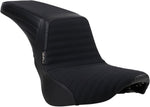 LE Pera Kickflip Seat For Harley Davidson FLSB 1750 ABS 2018-2024 Pleated w/Gripp Tape - Black