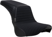 LE Pera Kickflip Seat For Harley Davidson FLSB 1750 ABS 2018-2024 Pleated w/Gripp Tape - Black
