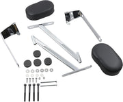 Show Chrome Passenger Armrests For Honda GL 1800 Gold Wing 2001-2017 - Black