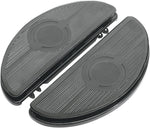 Drag Specialties Vintage Half Moon Style Floorboards For Harley Davidson FLD 1690 2012-2013 - Black