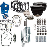 S&S Cycle 128" Power Package For Harley Davidson FLDE 1750 ABS 2018-2020 - Black/Non-Highlighted Fins