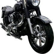 Lindby Magnumbar Front Highway Bar For Harley Davidson FLST 1450 2006 - Black/Chrome