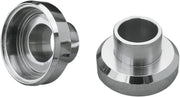 Drag Specialties Neck Post Bearing Cups For Harley Davidson FL 1200 1960-1977 - Chrome