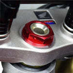 Scar Steering Nut For Honda CR125 2001-2007 - Red