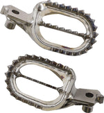Moose Racing Titanium Footpegs For Suzuki RMX450 Z 2017-2019 - Silver