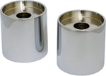 LA Choppers Handlebar Riser Extensions 1-1/2" - 1-1/2" - Chrome