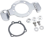 Drag Specialties Air Cleaner Support Bracket Kit For Harley Davidson XL 1200 C 1996-2006 - Chrome Grey