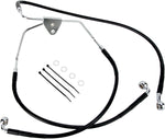 Drag Specialties Stainless Steel Brake Hose Kit For Harley Davidson FLHR 1584 2008 Front