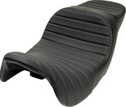 Slyfox Chariot Seat For Harley Davidson FLHRXS 1868 ABS 2024-2025 Classic Stitch Black Logo - Black