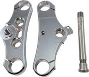 Accutronix Elite 49 Triple Tree For Harley Davidson FXDWG 1584 2007-2011 - Chrome