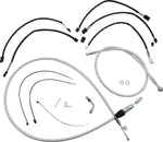 Magnum Shielding Sterling Chromite II Designer Handlebar Cable Install Kit For Harley Davidson FLDE 1750 2018-2020 38 - 43cm (15" - 17") - Chrome Clear-Coated