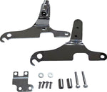 Drag Specialties Sissy Bar Side Plates For Harley Davidson FLHR 1450 1999-2003 - Chrome