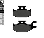 Galfer Organic Semi Metal Scooter Brake Pads For Cannondale Blaze 440 2002-2006 - Rear