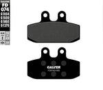 Galfer Organic Semi Metal Scooter Brake Pads For Gilera COUGAR 125 2001 - Front