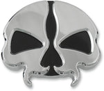 Drag Specialties Split Skull Fuel Cap For Harley Davidson FLHR 1340 1996-1998 - Chrome