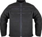 Icon Unisex Mototanker Jacket - Black