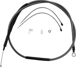 Magnum Shielding Polished KarbonFibr Clutch Cable For Harley Davidson FLD 1690 2012-2013 164.5 cm (64-11 16") - Carbon Fiber Silver