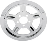Drag Specialties Outer Rear Pulley Insert For Harley Davidson XL 1200 C 2004-2015 Rear - Chrome