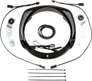 Ciro Fang Headlight Bezel For Harley Davidson FLH 1868 ABS 2021 Black Clear