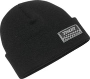 Thor Checker Beanie One Size - Black