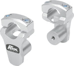 Rox Speed FX Pivoting Handlebar Risers For 1-1/8" Bar Clamps For KTM Adventure 1090 2018 44.5mm (1-3/4") - Chrome