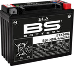 BS Battery SLA AGM Battery For Polaris 440 LC 1993 - Black