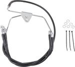 Drag Specialties Extended Length Vinyl Brake Hose Kit For Harley Davidson FLHT 1340 1996-1998 +15.2 cm Front - Black