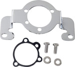 Drag Specialties Air Cleaner Support Bracket Kit For Harley Davidson FLH 1340 1984 - Black Chrome