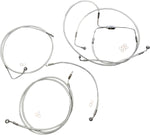 Magnum Shielding Sterling Chromite II Designer Handlebar Cable Install Kit For Harley Davidson FLHRSE4 1800 2008 25.5cm (10") - Chrome Clear-Coated