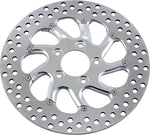Performance Machine Two Piece Brake Disc For Harley Davidson FLHR 1450 2000-2006 - Chrome