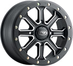 ITP Inertia Wheel For Can Am Commander 1000 EFI 2011-2017 Front 14x7" - Black