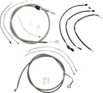 Magnum Shielding XR Handlebar Cable Install Kit For Harley Davidson FLHR 1750 2021-2022 30.5 - 35.5cm (12" - 14") - Chrome Clear-Coated