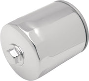 Drag Specialties Spin-On Oil Filter For Harley Davidson FLD 1690 2014-2016 - Chrome