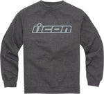 Icon Mens ICON Slant Crewneck Sweatshirt - Charcoal