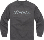 Icon Mens ICON Slant Crewneck Sweatshirt - Charcoal