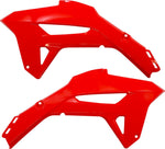 UFO Radiator Scoops For Honda CRF250R 2022-2024 - Red