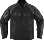 Icon Unisex Mesh AF Leather Jacket - Black