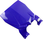 UFO Stadium Front Number Board With Fork Guards For Yamaha YZ125 2015-2021 - Blue