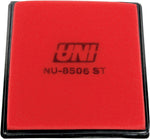 Uni Filter Air Filter For Polaris Predator 500 2X4 2003-2007 - Black/Red