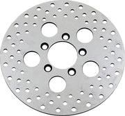 Drag Specialties Vintage Drilled Brake Disc Shovelhead For Harley Davidson FX 1200 1977-1979 Front - Silver