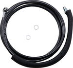 Drag Specialties Stainless Steel Hydraulic Clutch Hose For Harley Davidson FLTRU 1750 2017-2018 188.3 cm - Vinyl-Coat Black