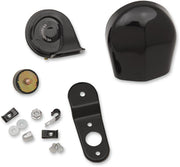 Drag Specialties Electric Horn Kit For Harley Davidson FLFBS 1868 2021-2024 - Black