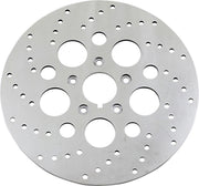 Pro-One Polished Stainless Steel Brake Disc For Harley Davidson FLST 1340 1986-1990 Front Left - Silver