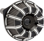 Arlen Ness Inverted Series 10 Gauge Air Cleaner Kit For Harley Davidson FLHX 1923 2024-2026 - Black/Silver