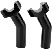 Drag Specialties Forged Aluminium Handlebar Riser 11.5 cm Rise - Black