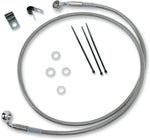 Drag Specialties Extended Length Stainless Steel Brake Hose Kit For Harley Davidson FXST 1340 1999 Front