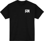 Icon Mens Adult Blegh T-Shirt - Black Brown Red Tan