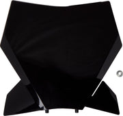 UFO Front Number Board For KTM SX125 2023-2025 - Black