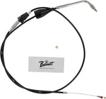 Barnett Vinyl Throttle Idle Cable For Harley Davidson FLHT 1584 2007 115.5 cm (45-1 2") - Black